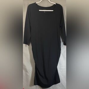 Isabel Maternity by Ingrid & Isabel Black Long Sleeve Dress